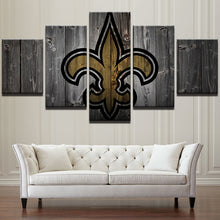 New Orleans Saints Football Canvas Barnwood Style - The Force Gallery