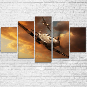 Dunkirk Spitfire Airplane Framed Canvas - The Force Gallery