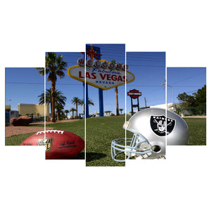 Las Vegas Raiders Football Canvas - The Force Gallery