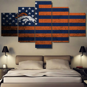 Denver Broncos Football American Flag - The Force Gallery
