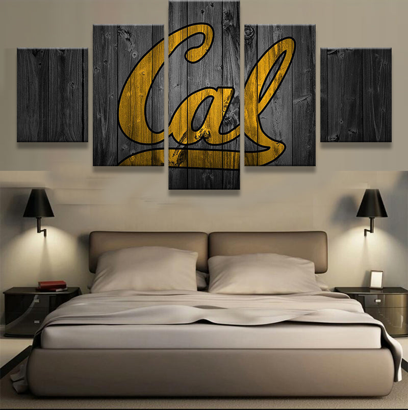 University of California Bears Barnwood Style Canvas - The Force Gallery
