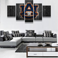 Auburn Tigers Barnwood Style Canvas - The Force Gallery