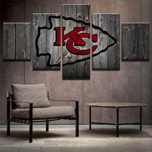 Kansas City Chiefs Football Canvas - The Force Gallery
