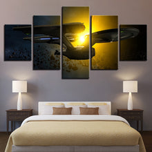 Star Trek Enterprise Sunlight Five Piece Canvas Wall Art Home Decor - The Force Gallery