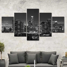 Los Angeles City Framed Canvas Home Decor Wall Art Multiple Choices 1 3 4 5 Panels