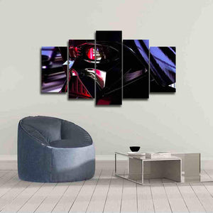 Darth Vader Star Wars Reflection Five Piece Canvas - The Force Gallery