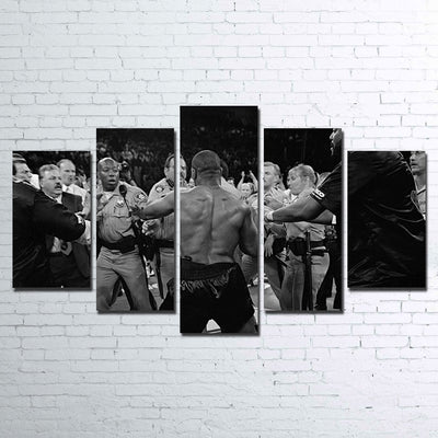 Mike Tyson Boxing Five Piece Canvas Wall Art Home Decor Multi Panel 5 - The Force Gallery