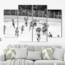 Miracle on Ice Hockey Framed Canvas Home Decor Wall Art Multiple Choices 1 3 4 5 Panels