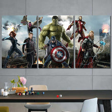 Avengers Comics Marvel Framed Canvas Home Decor Wall Art Multiple Choices 1 3 4 5 Panels