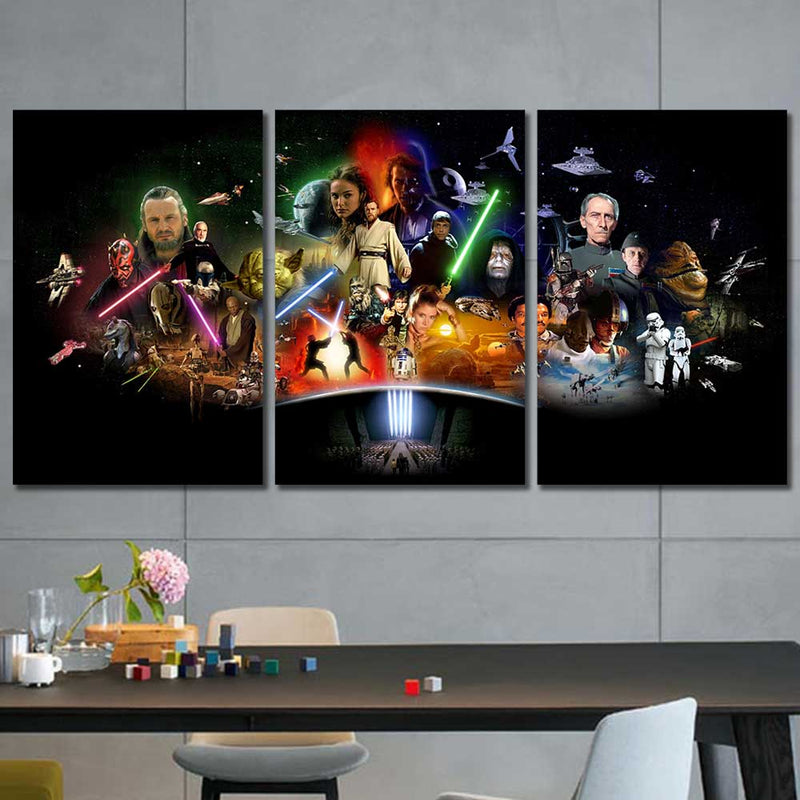 Battlefront AT-AT Star Wars Framed Canvas Home Decor Wall Art Multiple –  The Force Gallery