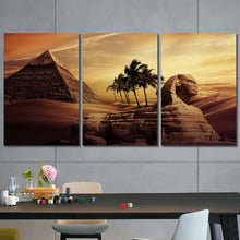 Pyramids Egypt Framed Canvas Home Decor Wall Art Multiple Choices 1 3 4 5 Panels