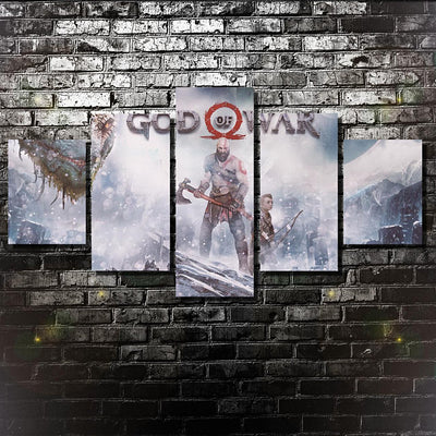God of War 4 Kratos Give Piece Canvas - The Force Gallery