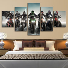Motorcross Motorcycle Racing Canvas 5 Piece Wall Art Home Decor - The Force Gallery