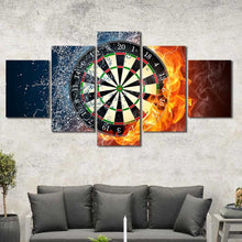 Dart Board Darts Framed Canvas Home Decor Wall Art Multiple Choices 1 3 4 5 Panels