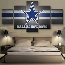 Dallas Cowboys Star Football Canvas - The Force Gallery