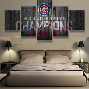 World Series Champions Chicago Cubs Canvas Print - The Force Gallery