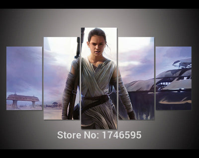 Star Wars Wall Art Picture Rey - The Force Gallery