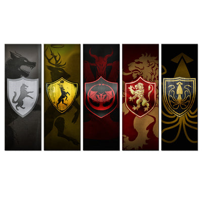 Game of Thrones Banners Five piece set! - The Force Gallery