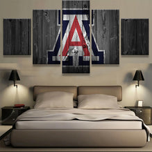 Arizona Wildcats College Barn Wood style Canvas Print (not actual barnwood) - The Force Gallery