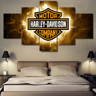 Harley Davidson Flames - The Force Gallery