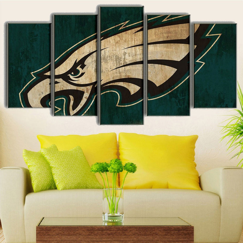 Philadelphia Eagles Canvas Wall Art Cheap For Living Room Wall