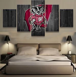 Wisconsin Badgers Canvas - The Force Gallery