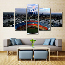 Los Angeles Dodgers Stadium Baseball Canvas - The Force Gallery