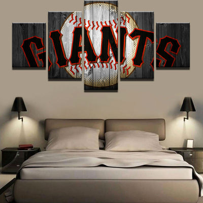 San Francisco Giants Baseball Canvas - The Force Gallery