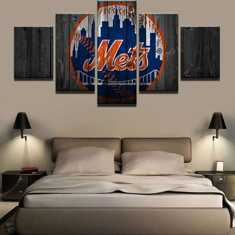 New York Mets Baseball Canvas - The Force Gallery