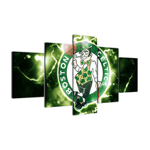 Boston Celtics Basketball Canvas Print - The Force Gallery