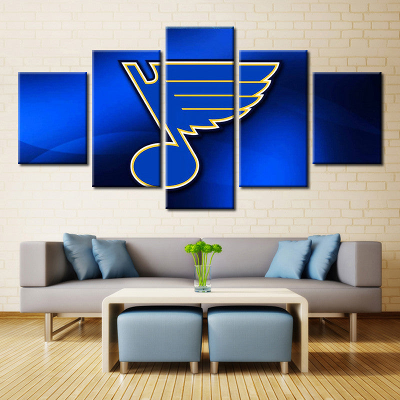 St. Louis Blues Hockey Canvas Print - The Force Gallery