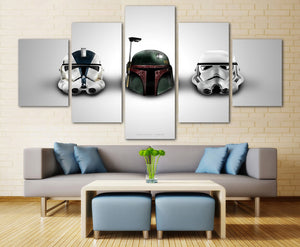 Star Wars Boba Fett Stormtrooper Canvas Print - The Force Gallery