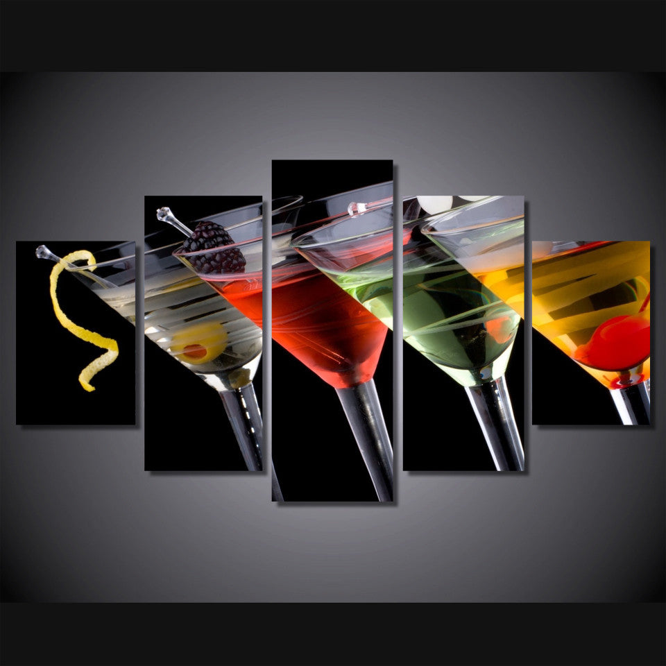 Martini Drink Canvas Print - The Force Gallery