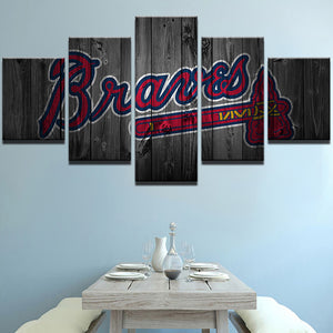 Atlanta Braves Baseball Canvas - The Force Gallery