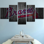 Atlanta Braves Baseball Canvas - The Force Gallery