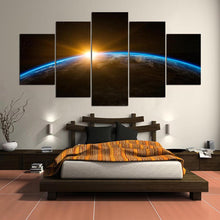 Sunset Earth Space Canvas - The Force Gallery