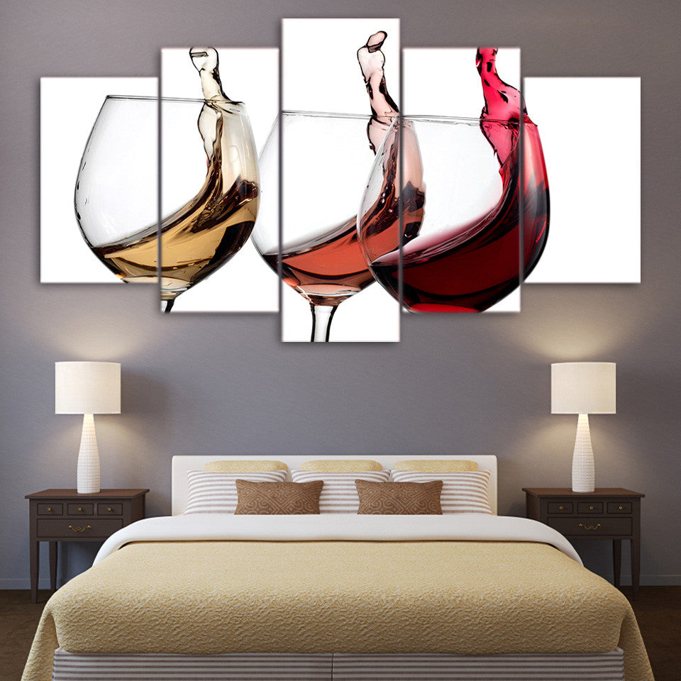 Wine Glasses Canvas – The Force Gallery