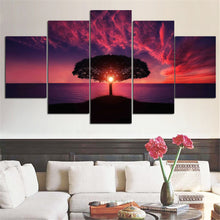 Sunset Tree Ocean Canvas - The Force Gallery