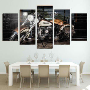 Harley Davidson Motorcylcle Canvas Headlights - The Force Gallery