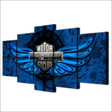 Blue Harley Davidson Canvas - The Force Gallery