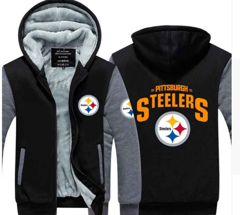 Pittsburgh Steelers Football Hoodie Jacket – The Force Gallery