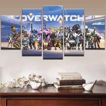 Overwatch Video Game Canvas Five Piece Wall Art Home Decor - The Force Gallery