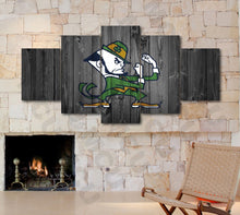 Notre Dame Fighting Irish Barn Wood Style Canvas - The Force Gallery