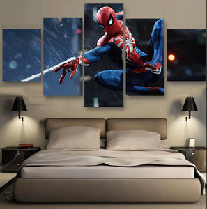 Spiderman Marvel Comics Movie Five Piece Canvas Wall Art Home Decor - The Force Gallery