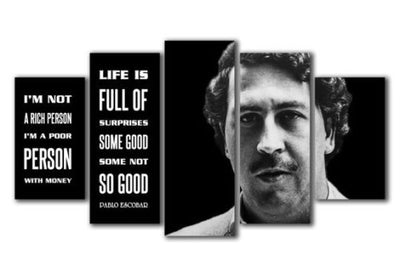 Pablo Escobar Quote Drug Kingpin Canvas - The Force Gallery